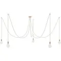 Creative Cables Spider 5 Falls With Light Bulb Pendellampe