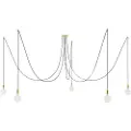Creative Cables Spider 5 Falls With Light Bulb Pendellampe