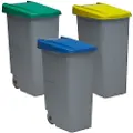 Denox Pack Closed Genbrugsbeholder 85l 3 Enheder