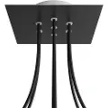 Creative Cables Kroq207f103 Rose-one Square Matsort Rosesæt