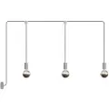 Creative Cables Med Bulb E-snake Eiva Ip65 Udendørslampe Med 3 Lyskilder Og Roset-