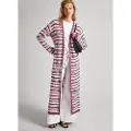 Pepe Jeans Pepe Jeanstil kvinder. PL702138 Cardigan Giovanna lyserød (S), Casual, Pink, Polyester, Lange ærmer