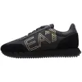 EA7 EA7unisex. X8X101_XK257 Træningssko Sort/hvid Vintage sort (36), Fast, Blonder, Casual