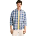 Pepe Jeans Pepe Jeanstil mænd. PM308558 Markles blå skjorte (XXL), Casual, Lange ærmer, Økologisk bomuld, Bæredygtig