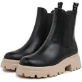 Pepe Jeans Pepe Jeanstil kvinder. PLS50483 Lol Chelsea ankelstøvler sort -Hælhøjde 6cm (38), 5-8 cm, Ingen, Casual