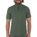 IQ-UV Uv Pro Zip Up T-shirt Med Korte ærmer Og Halv Lynlås