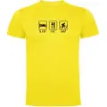 Kruskis Sleep Eat And Bike T-shirt Med Korte ærmer