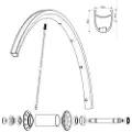 Mavic Ksyrium Slr/r-sys Slr/ksyrium Pro 2015 Front Eger 10 Enheder