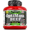 Amix Optimass Beef Proteinpulver Til Drikke Dobbelt Chokolade Hvid 2.5kg