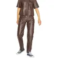 Jack & Jones Grace Straight Leather Jjxx Højtaljede Bukser