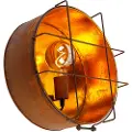 QAZQA Industriel loftslampe rustbrun 35 cm - Barril