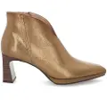 Hispanitas Hispanitastil kvinder. HI243576 Golden Menorca ankelstøvler i læder (39), Guldfarvet, 5-8 cm, Lynlås, Casual