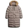 Superdry Everest Faux Fur Longline Jakke