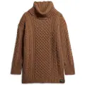 Superdry Cable Langærmet Midi-kjole