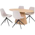 House Nordic - Spisesæt Bolton og Monaco - Beige - Spisegrupper - - Homeroom