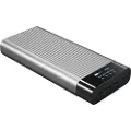 Hyper Juice HJ245B power bank - 4 x USB-C - 245 Watt Powerbank - Sort - 27000 mAh