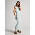 Pepe Jeans Pepe Jeanstil kvinder. PL953528 Graziel kjole blå (M), Casual, Viscose, Uden ærmer/stropper, Bæredygtig