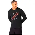 Super.natural Kryssede Ski T-shirt Med Lange ærmer