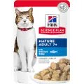Hill's Pet Nutrition Mature Adult 7+ vådfoder til katte med fisk (poser)