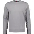Tommy Hilfiger Tommy Hilfigertil mænd. MW0MW30955 Jumper 1985 Crew Neck grå (M), Casual, Bomuld, Bæredygtig