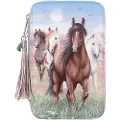 Schmidt Miss Melody Triple Pencil Case HOOF CLATTER
