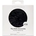 Vegan Boost Satijnen Scrunchies Zwart Groot Formaat - 6pcs