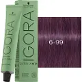 Schwarzkopf Schwarzkopf-Professional Haarfarver Igora-Zero-AmmPermanent Color Cream 6-99 Mørkeblond violet ekstra 60 ml (1.483,00 kr / 1 l)