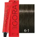 Schwarzkopf Schwarzkopf-Professional Haarfarver Igora-RoyalCendrés & CoolsPermanent Color Cream 6-1 Mørkeblond cendré 60 ml (1.467,00 kr / 1 l)