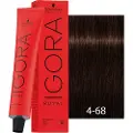 Schwarzkopf Schwarzkopf-Professional Haarfarver Igora-RoyalChocolatesPermanent Color Cream 4-68 Mellembrun choko rød 60 ml (1.467,00 kr / 1 l)