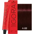 Schwarzkopf Schwarzkopf-Professional Haarfarver Igora-RoyalPermanent Color Cream 4-88 Mellembrun rød ekstra 60 ml (1.467,00 kr / 1 l)