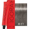 Schwarzkopf Schwarzkopf-Professional Haarfarver Igora-RoyalCendrés & CoolsPermanent Color Cream 8-11 Lyseblond cendré ekstra 60 ml (1.467,00 kr / 1 l)