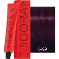 Schwarzkopf Schwarzkopf-Professional Haarfarver Igora-RoyalPermanent Color Cream 6-99 Mørkeblond extra violet 60 ml (1.467,00 kr / 1 l)