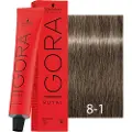 Schwarzkopf Schwarzkopf-Professional Haarfarver Igora-RoyalCendrés & CoolsPermanent Color Cream 8-1 Lyseblond Cendré 60 ml (1.533,00 kr / 1 l)