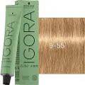 Schwarzkopf Schwarzkopf-Professional Haarfarver Igora-Zero-AmmBeige og guldPermanent Color Cream 9-55 Ekstra lysblond gylden 60 ml (1.467,00 kr / 1 l)