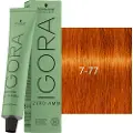 Schwarzkopf Schwarzkopf-Professional Haarfarver Igora-Zero-AmmPermanent Color Cream 7-77 Middelblond kobber ekstra 60 ml (1.467,00 kr / 1 l)