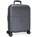 Pepe Jeans Pepe Jeanstil kvinder. 7689122 Kuffert i kabinestørrelse Highlight navy blue -40x55x20cm (OSFA), Blå, Casual, ABS/Polykarbonat, Hytte