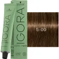 Schwarzkopf Schwarzkopf-Professional Haarfarver Igora-Zero-AmmPermanent Color Cream 5-00 Lysebrun natur ekstra 60 ml (1.467,00 kr / 1 l)