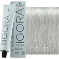 Schwarzkopf Schwarzkopf-Professional Haarfarver Igora-RoyalHøjtløfterePermanent Color Cream 10-21 Ultrablond Ash Cendré 60 ml (2.533,00 kr / 1 l)