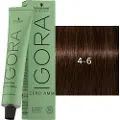Schwarzkopf Schwarzkopf-Professional Haarfarver Igora-Zero-AmmChocolatesPermanent Color Cream 4-6 Middelbrun choko 60 ml (1.467,00 kr / 1 l)