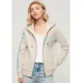 Superdry Super Athletic Graphic Sweatshirt Med Lynlås