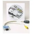 Matrox S-video / Kompositkabel 0.3m. Vga (d-sub) 1x S-video / 1x Composite Sort