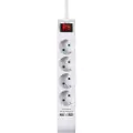 Prokord Power Strip 4x Socket 2xusb 2.1 Mah 5m - White