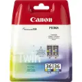 Canon CLI-36 / 1511B025 3-Color Twin Pac - Blækpatron Cyan, Magenta, Gul