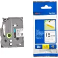 Brother Tape 18mm Tze-s241 Sort/hvid Ekstra Strk