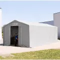 TOOLPORT 6x10m, Telthal, PRIMEtex-PVC-teltdug, grå, uden statikpakke
