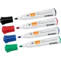 Nobo Pennor Glide Rund 2mm Blandede Farver 10stk - Whiteboard