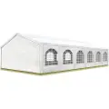 TOOLPORT 6x12m, Partytelt, PE-teltdug, hvid