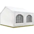 TOOLPORT 3x5m, Partytelt, PE-teltdug, hvid