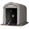 TOOLPORT 1,6x2,4m, Garagetelt, PVC-teltdug, grå, uden statikpakke