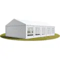 TOOLPORT 6x10m, Partytelt, PVC-teltdug, hvid